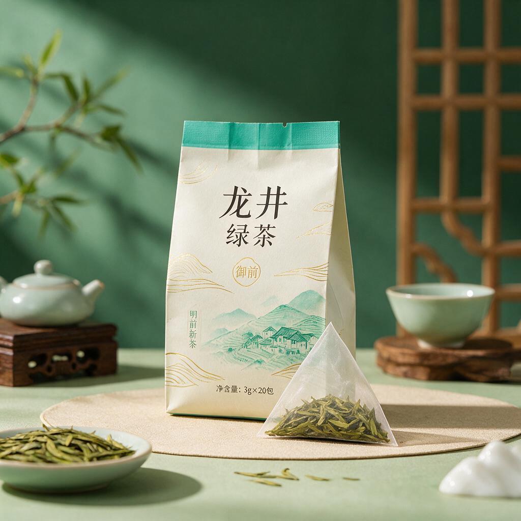 龙井绿茶袋泡茶