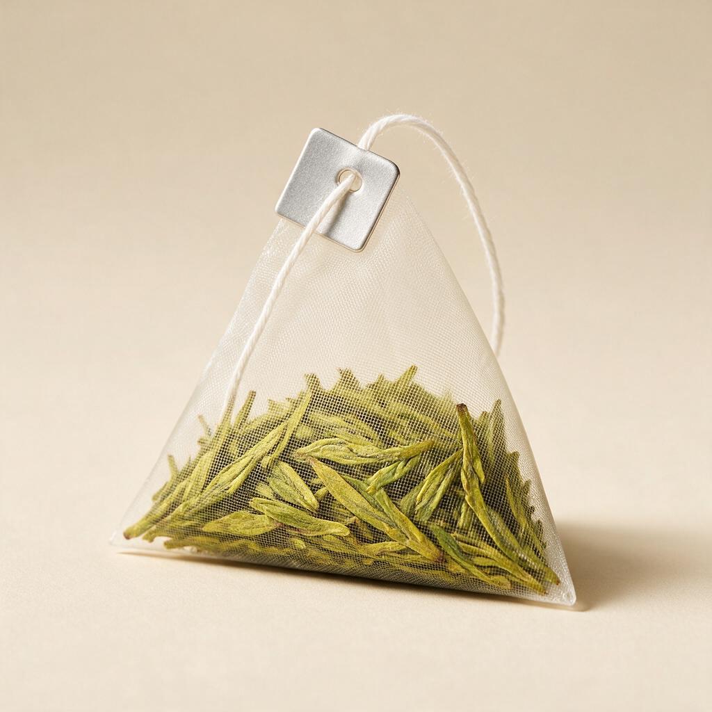 龙井绿茶袋泡茶 细节