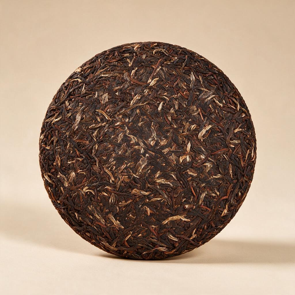 陈年普洱茶饼 细节